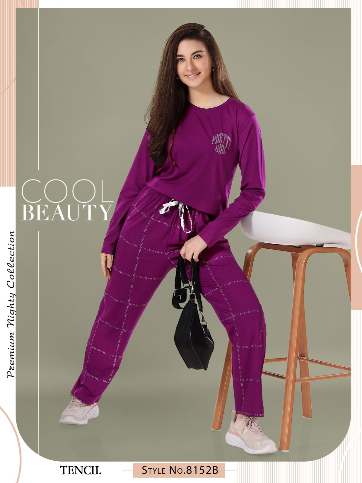 Tencil Cool Beauty full sleeve Night Suits Catalog